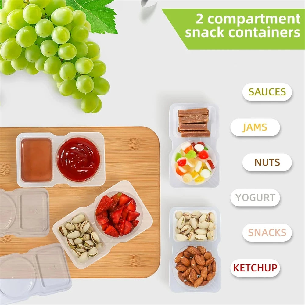 20-Piece Snack Pack Containers